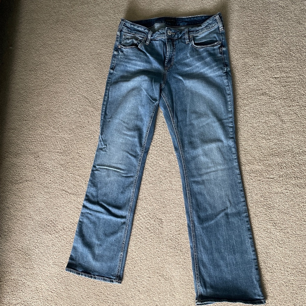 Silver jeans